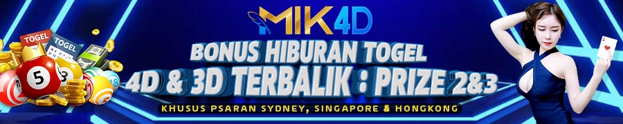 MIK4D HADIAH HIBURAN TOGEL